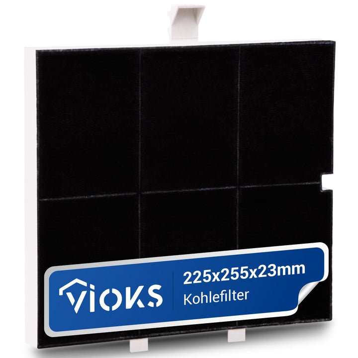 VIOKS Kohlefilter Dunstabzugshaube 255x225x23mm Ersatz für Balay 00361047 361047 FKS170BSH DHZ5136 L