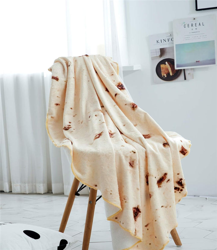 kitletsuit Burrito Tortilla-Decke, gemütlicher und doppelseitig Decke für drinnen, draussen und mehr