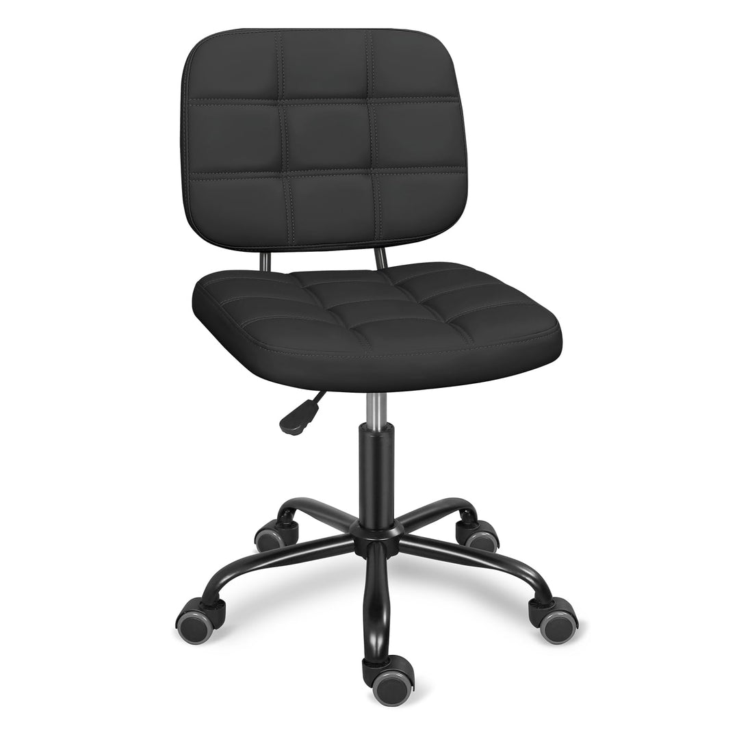 Leader Accessories Schreibtischstuhl höhenverstellbarer Bürostuhl ergonomischer Drehstuhl ohne Armle