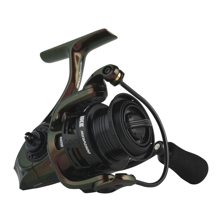 Abu Garcia Revo Ike Stationärrolle - leichte lilafarbene Spinnrolle mit 10 Kugellagern, Drop Shot Ke