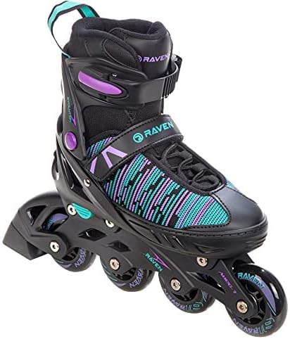 RAVEN 2in1 Schlittschuhe Inline Skates Inliner für Kinder Erwachsene Mädchen Damen verstellbar