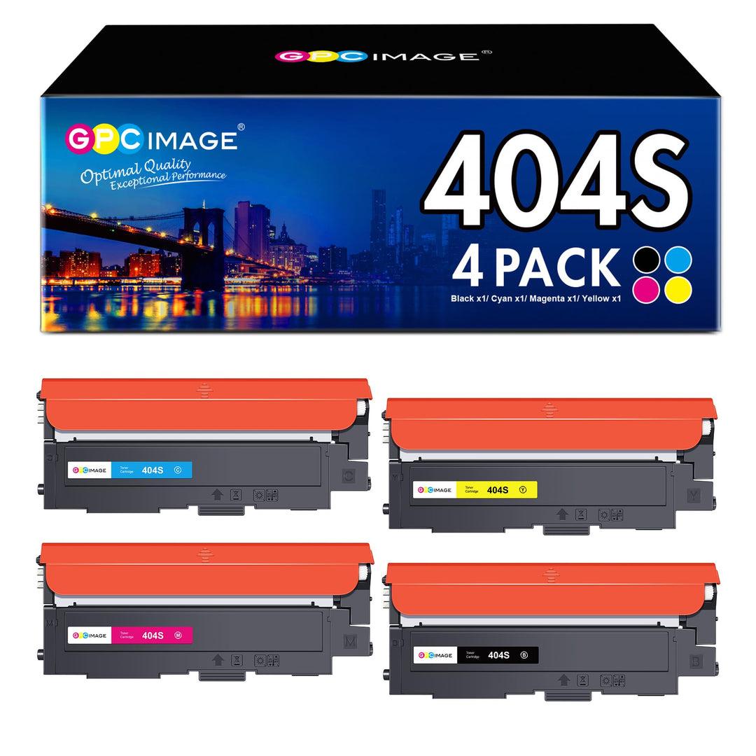 GPC IMAGE CLT-P404C Tonerkartusche Kompatibel für Samsung CLT-K404S C404S Y404S M404S Toner für Xpre
