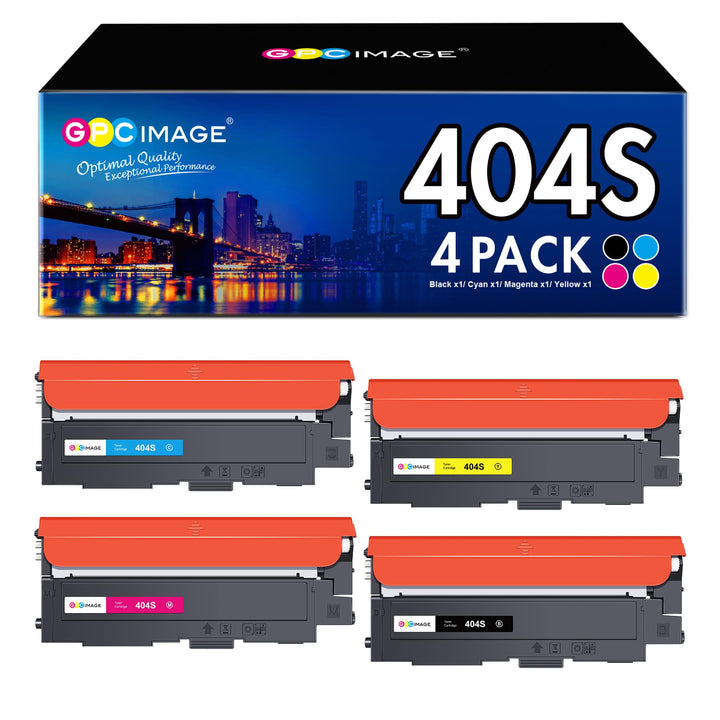 GPC IMAGE CLT-P404C Tonerkartusche Kompatibel für Samsung CLT-K404S C404S Y404S M404S Toner für Xpre