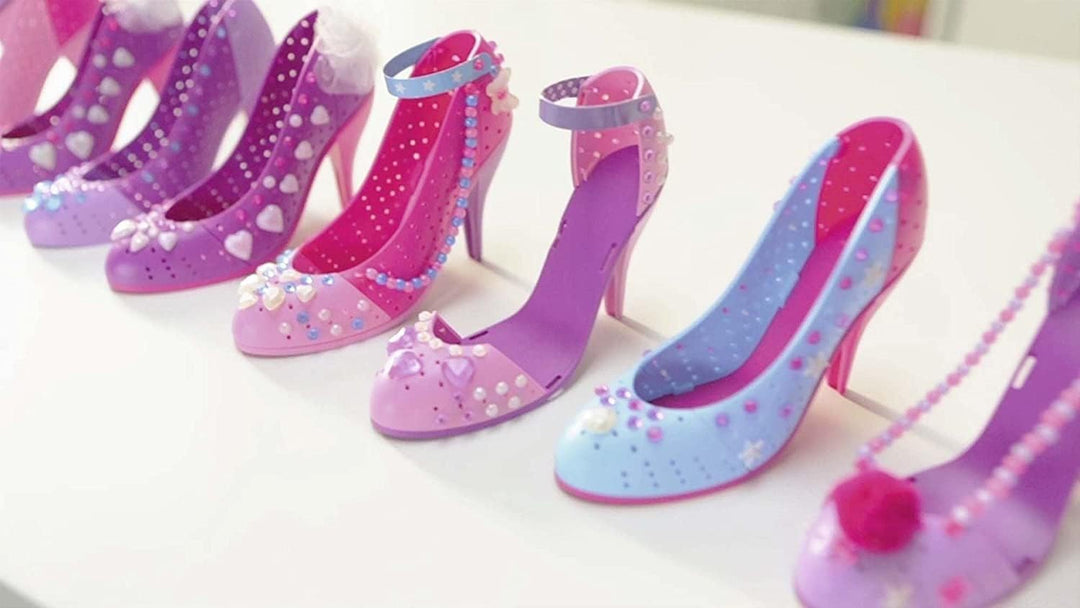 Ravensburger 18535 - Kinder-Bastelsets - I Love Shoes Maxi Princess - So Styly Italienisch/Deutsch/F