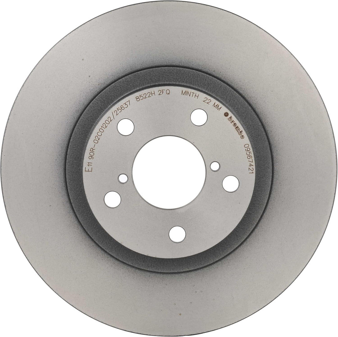 Brembo 09.5674.21 Vordere Bremsscheibe mit UV Lackierung, Anzahl 2