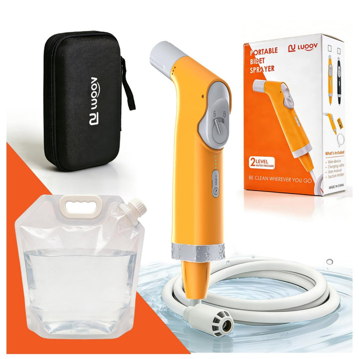 Bidet tragbar, po dusche elektrisch, wiederaufladbare Reise Bidet für Toilette, Camping, Wandern, äl