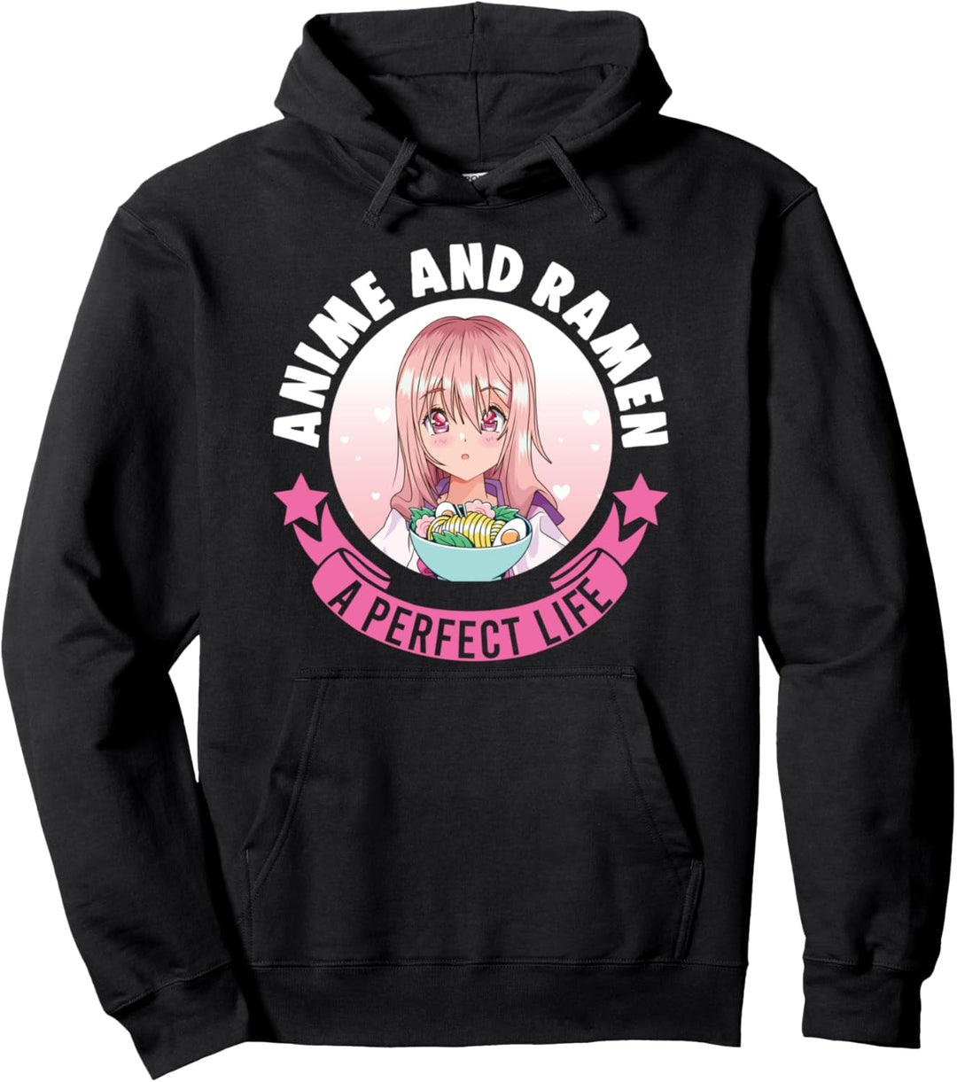 Anime und Ramen ein perfektes Leben Anime & Ramen Pullover Hoodie