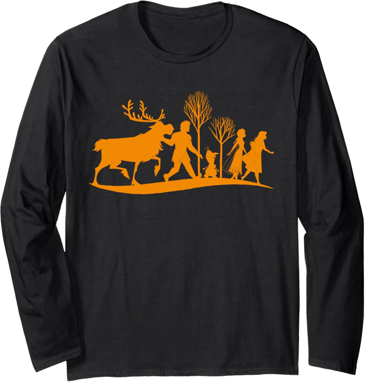 Disney Frozen 2 Characters Halloween Langarmshirt