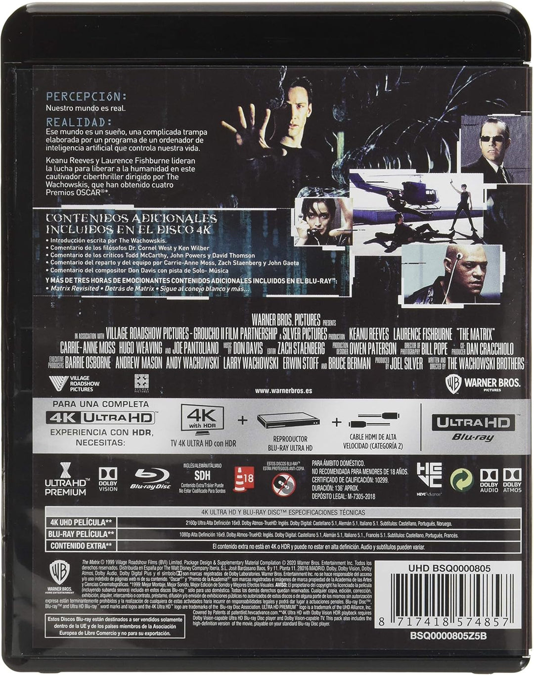 Matrix (4K Ultra-HD + Blu-Ray)