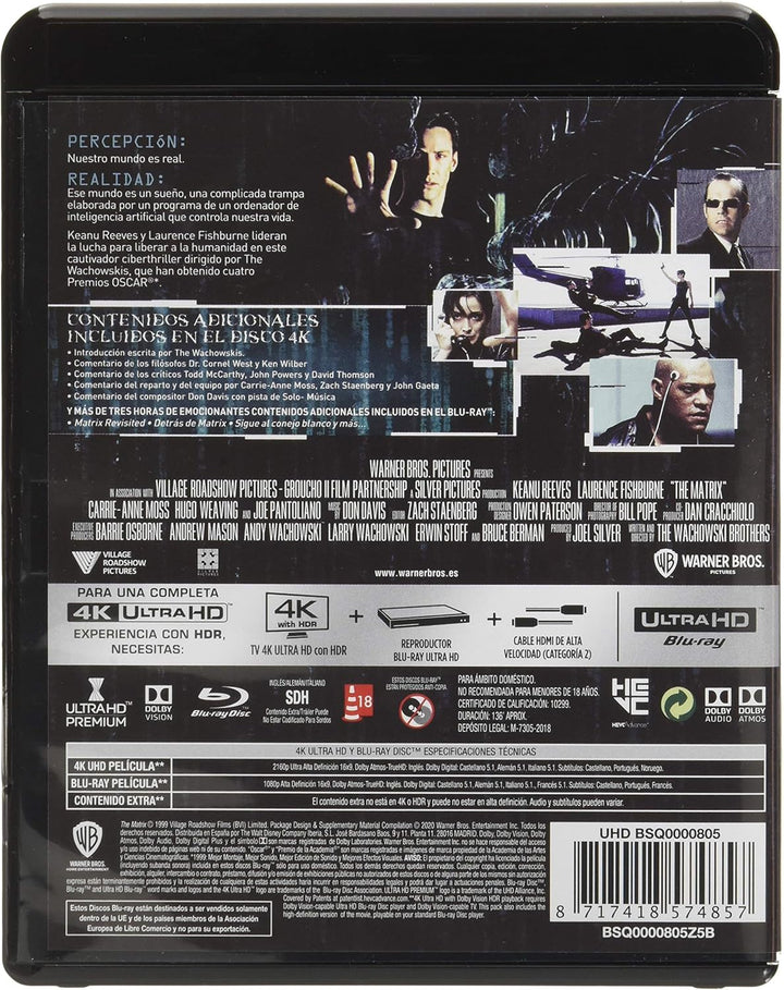 Matrix (4K Ultra-HD + Blu-Ray)