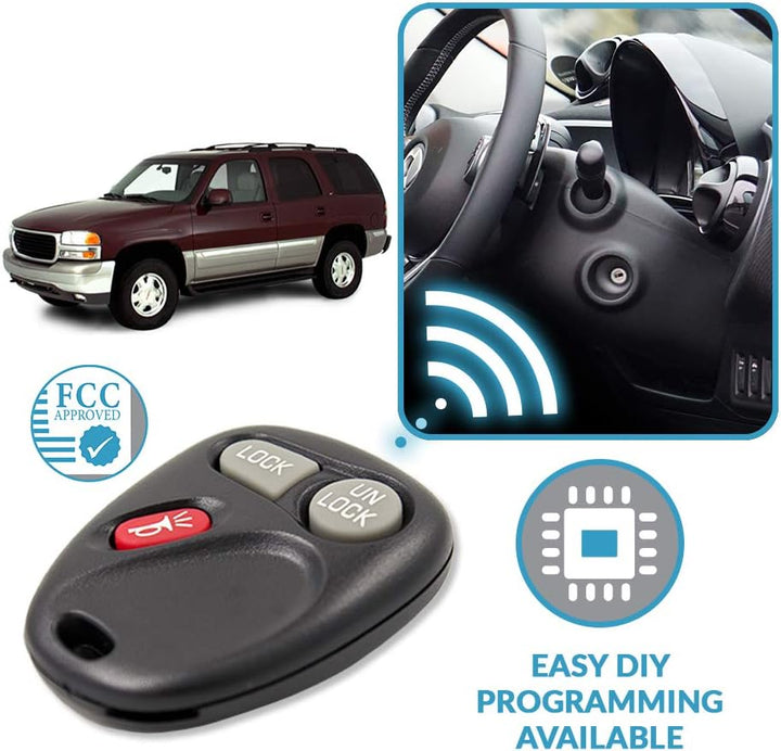 Keyless2Go New Keyless Entry Replacement Remote Car Key Fob for Select Vehicles that use 15732803 /