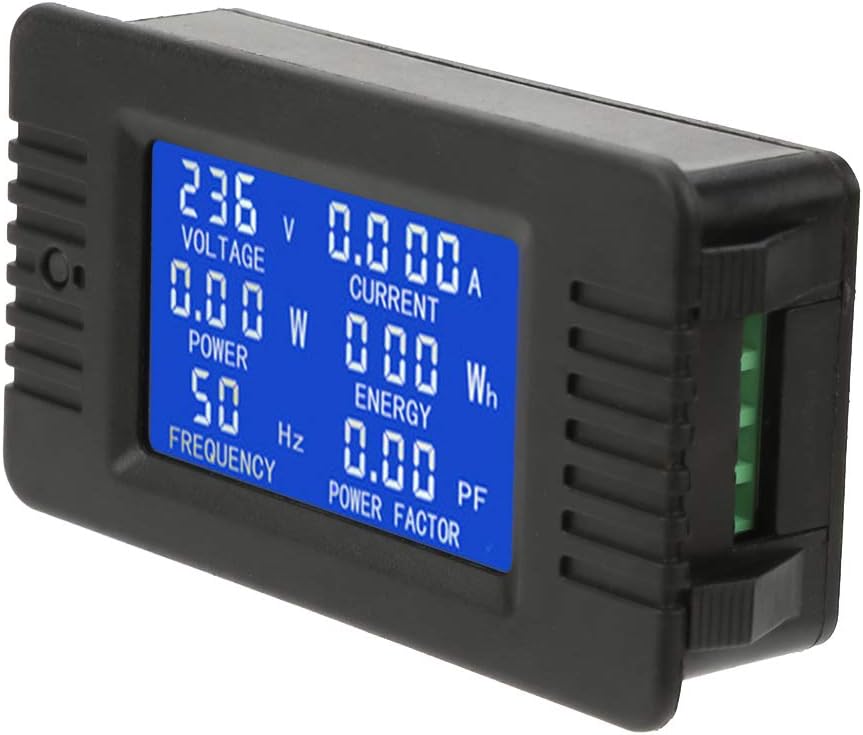 Digitales Voltmeter, PEACEFAIR PZEM-022 AC Multifunktions-Digitalzähler Leistung Energie Spannung St