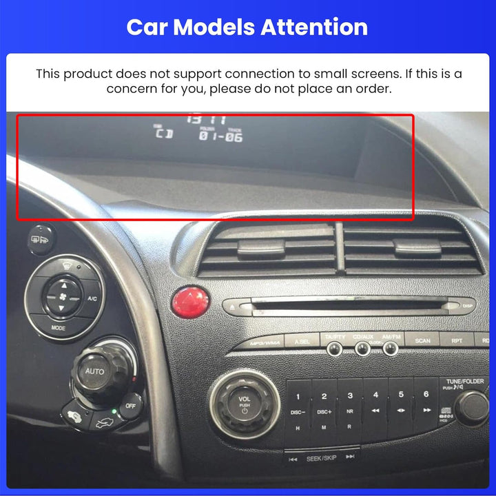 Radio für Honda Civic VIII 2006-2011 Android 15 2+64G mit Wireless CarPlay Android Auto, 9 Zoll Bild