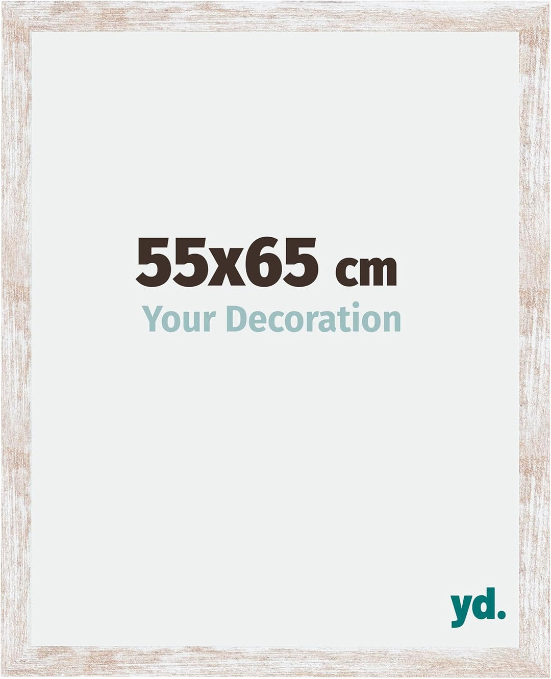 yd. Your Decoration - Bilderrahmen 55,00x65,00 cm - Bilderrahmen aus MDF mit Acrylglas - Antireflex