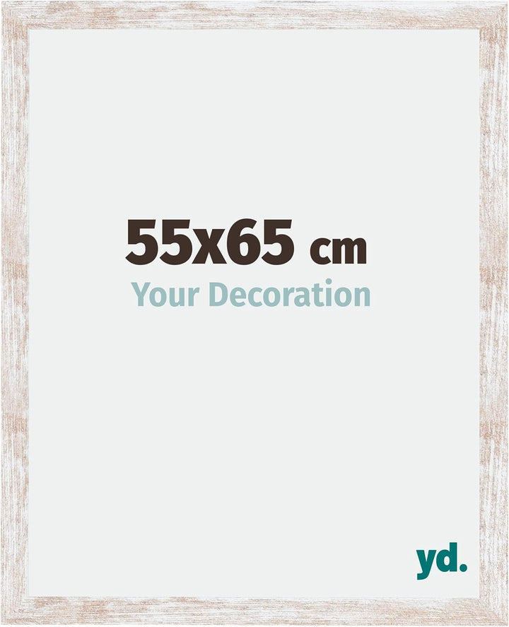 yd. Your Decoration - Bilderrahmen 55,00x65,00 cm - Bilderrahmen aus MDF mit Acrylglas - Antireflex