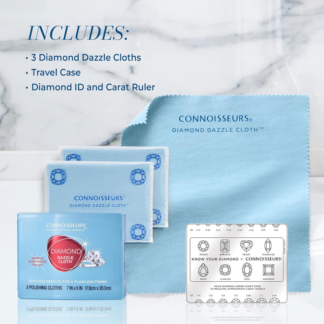 Connoisseurs Diamond Dazzle Stik | Reiniger Diamant Schmuck, Edelsteine Reinigungsstift für glänzend
