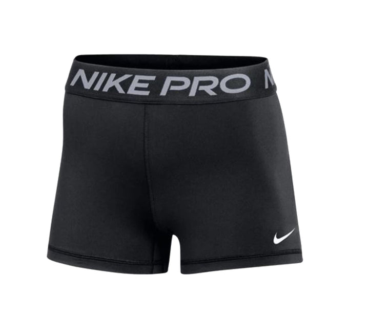 Nike Damen W Np 365 kort 3" Shorts, Black/White S Schwarz, S Schwarz