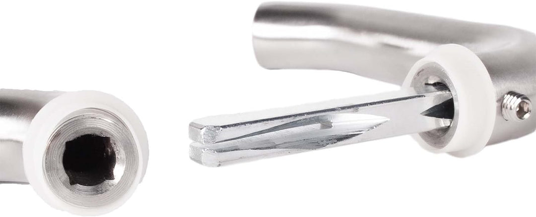 LOCINOX Edelstahl Drückerpaar 3006I, Drückergarnitur, Tordrücker, Torklinke