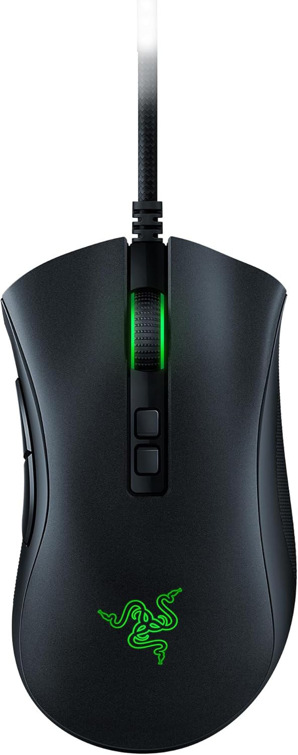 Razer DeathAdder V2 - Kabelgebundene USB-Gaming-Maus mit Optischen Mausschaltern (Focus+ 20K optisch