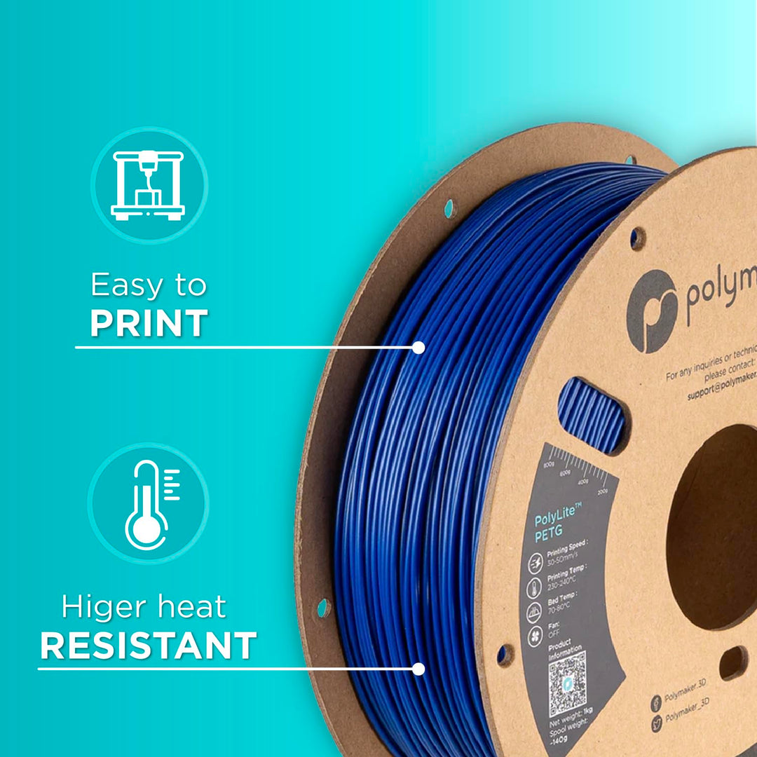 Polymaker PolyLite PETG Blue - 1,75mm - 1kg