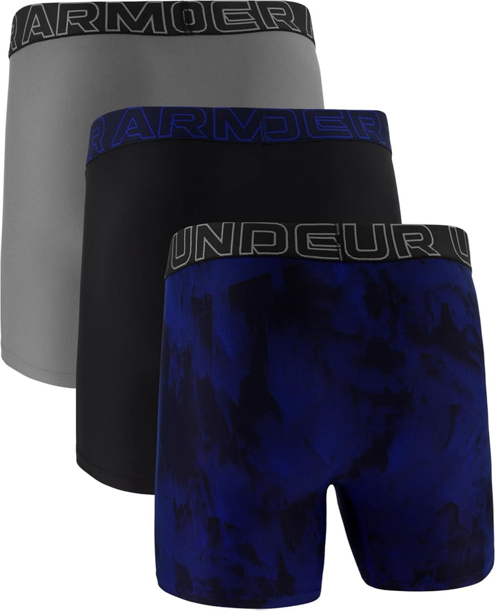 Under Armour Herren Tech Stretch Feuchtigkeitstransport Flachvorder Shorts XS Royal Windstream Print