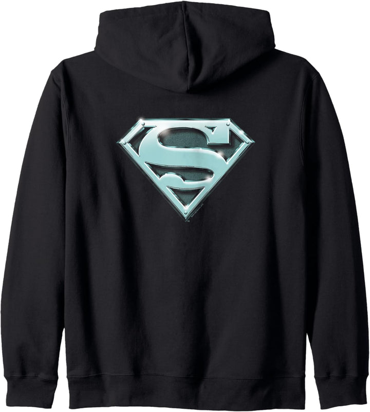 Superman Chrome Shield Kapuzenjacke