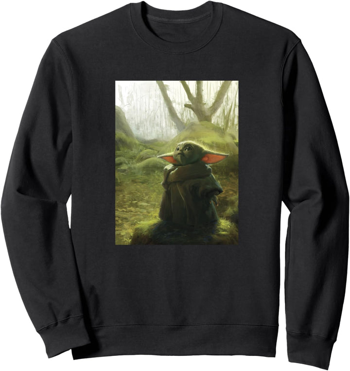 Star Wars: The Mandalorian The Child Illustration Poster Sweatshirt