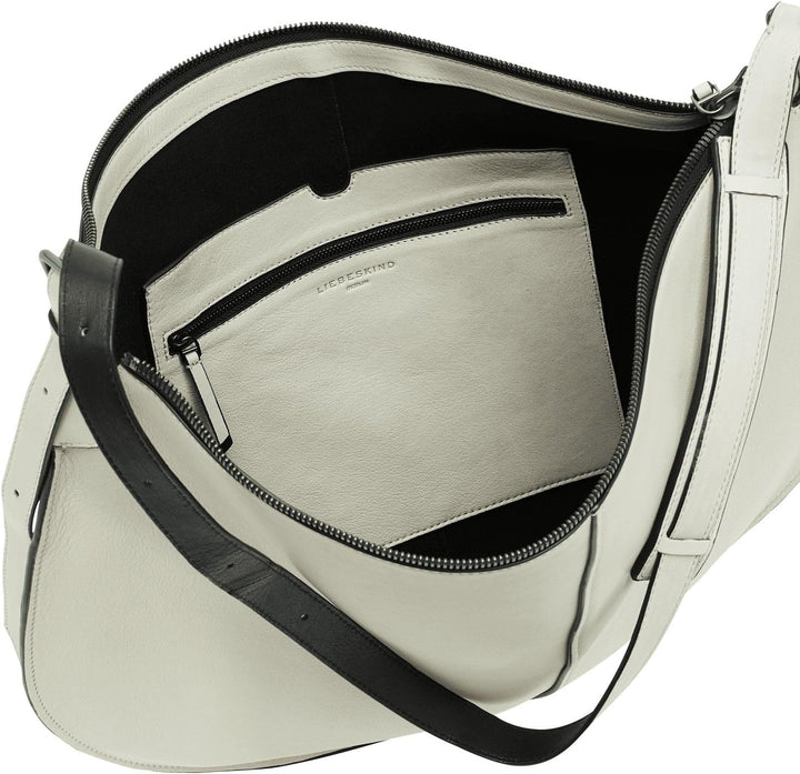 Liebeskind Berlin NAOMI NATURAL SHEEP HOBO Schultertasche, Large (HxBxT 41.3cm x 51.7cm x 0.5cm) Lar