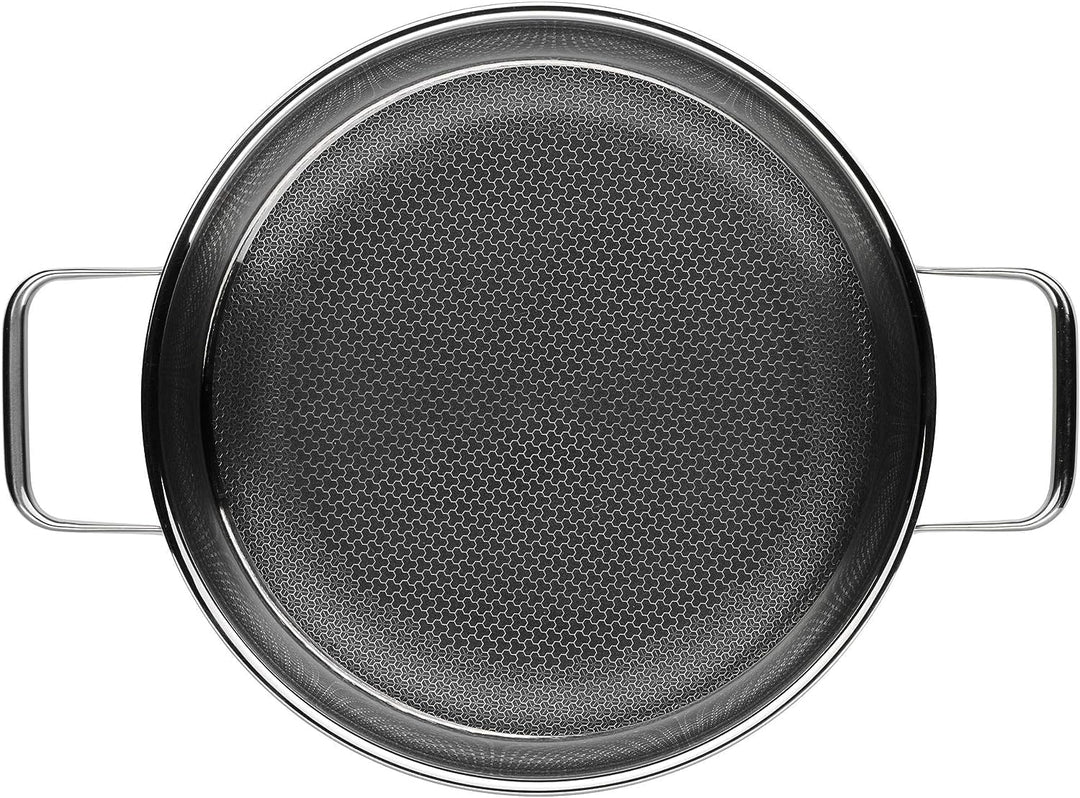 WMF Profi Resist Servier-/ Bratpfanne 28 cm Induktion, Mehrschichtmaterial beschichtet, Wabenstruktu
