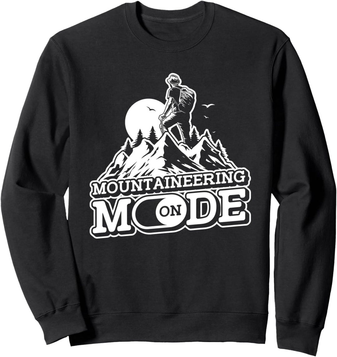 Bergsteigen Alpinist Berge Alpen - Wandern Bergsteiger Sweatshirt