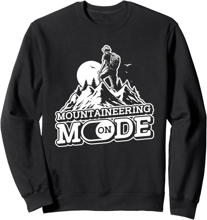 Bergsteigen Alpinist Berge Alpen - Wandern Bergsteiger Sweatshirt