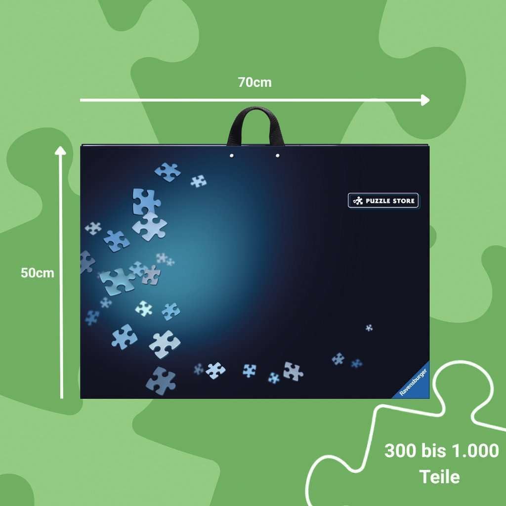Ravensburger Puzzlemappe für Puzzles mit bis zu 1000 Teilen, Kombination aus Puzzle-Sortierschale un