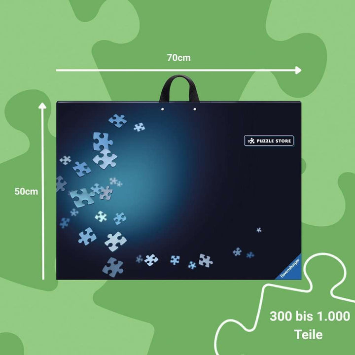 Ravensburger Puzzlemappe für Puzzles mit bis zu 1000 Teilen, Kombination aus Puzzle-Sortierschale un