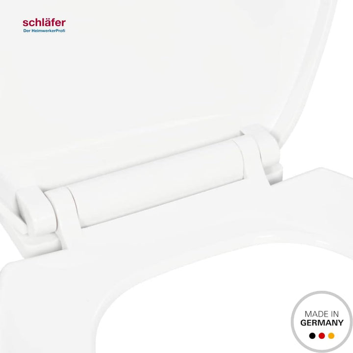 Schläfer | 4664101 - Universal-Toilettendeckel mit Soft-Close, WC Deckel Soft-Close, Quick-Release W