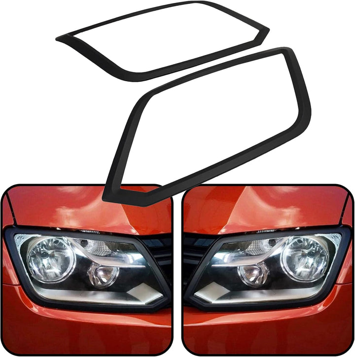 JHCHAN Scheinwerfer abdeckung Aussenschutzverkleidung für VW Amarok Erste Generation 2010–2022 V5 V6
