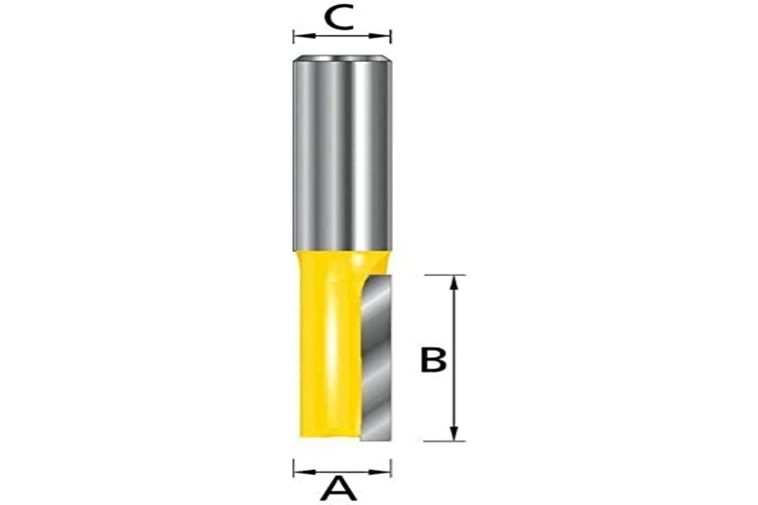 Makita Fraeser Nut Einschneider, 4 mm, D-10017, 4 mm