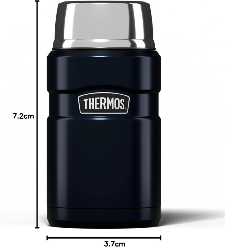 Thermos Isolierbehälter, 710 ml, Edelstahl Midnight Blue Midnight Blue Single, Midnight Blue Single