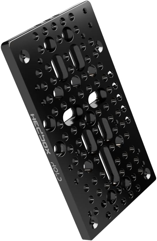 HEDBOX HOLD II - Universelle Montageplatte aus Aluminium (Cheese Plate) 120 Verschiedene Gewinde 3/8
