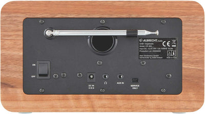 ALBRECHT DR 865 Seniorenradio mit gut lesbarem 4" Farbdisplay, brillantem Klang, seniorengerechter B