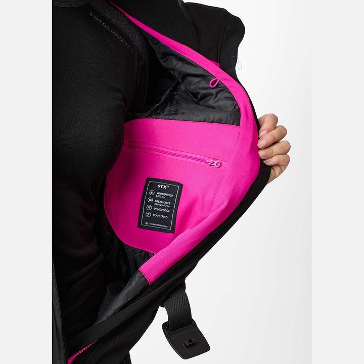 Swedemount Cervinia Skianzug für Damen 42 Black/Fresh Pink, 42 Black/Fresh Pink