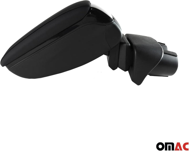 OMAC Armlehne Mittelarmlehne Mittelkonsole kompatibel mit VW Touran 2003-2010 PU-Leder Schwarz Toura