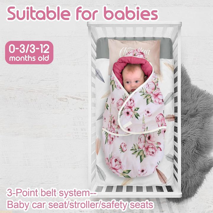 Einschlagdecke Babyschale für Universal Fusssack Babydecke Baumwolle Baby Pucksack für Kinderwagen A