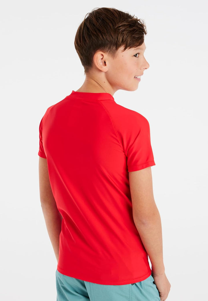 Protest Jungen Surf-t-Shirt PRTBERENT JR 104 Tomato, 104 Tomato