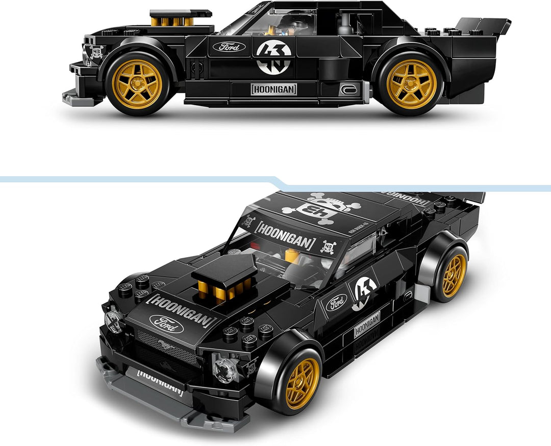 LEGO Speed Champions Ken Blocks 1965 Ford Mustang Hoonicorn V1 - Muscle Car Spielzeug - Modellbau mi