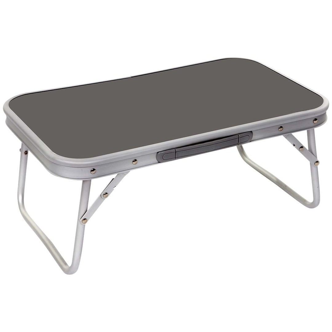 Bo-Camp Alu Campingtisch Mini Klapptisch Beistelltisch Falttisch Leicht Faltbar 56x34 cm
