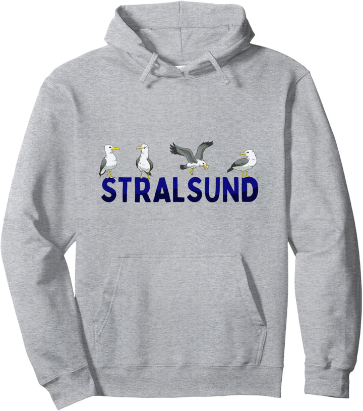 Stralsund Möwen Ostsee Moin Norddeutsch Pullover Hoodie