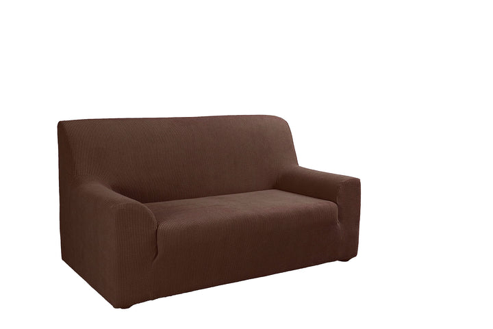 Tural Elastischer Sofabezug Valeta. Sofaüberwurf, Braun, 3 Sitzer (180-230cm) 3 Sitzer (180-230cm) B