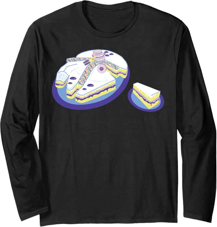 Star Wars Falcon Birthday Cake Langarmshirt
