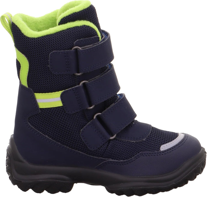 Superfit Jungen Snowcat Warm Gefütterte Gore-tex Schneestiefel 19 EU Weit Blau Grün 8000, 19 EU Weit