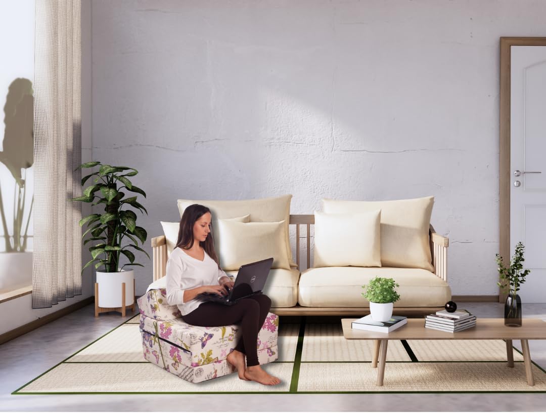 Natalia Spzoo Klappmatratze Bettsessel Schlafsofa Faltmatratze 200 x 70 x 10 cm Baumwolle (C901), C9